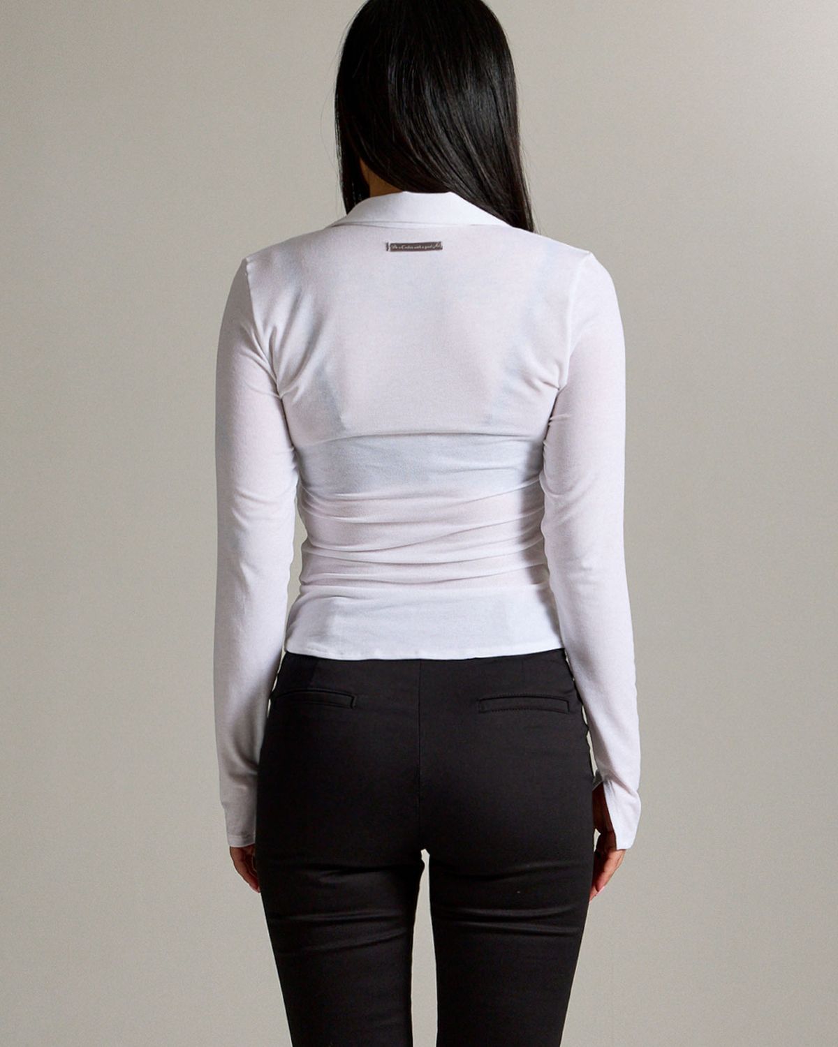 쿨시스(COOLSIS) CS DRAPE WRAP SHIRTS-068 (WHITE)