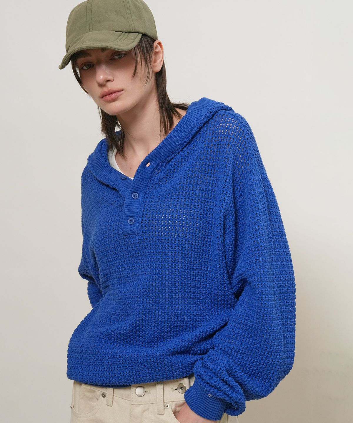 제너럴아이디어(GENERALIDEA) UNISEX 와이어 바이저 워싱 볼캡 [3COL] / GF1UCP001