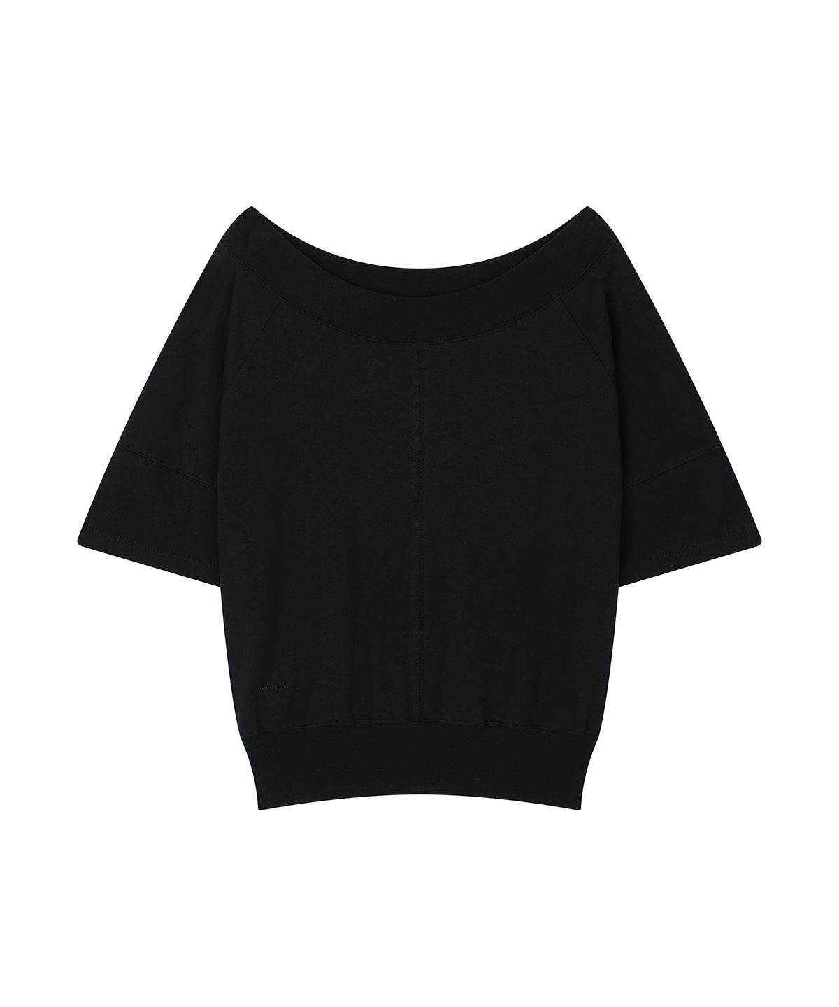 샌드릭(SANDRIC) Multi-Neck Tee_Black