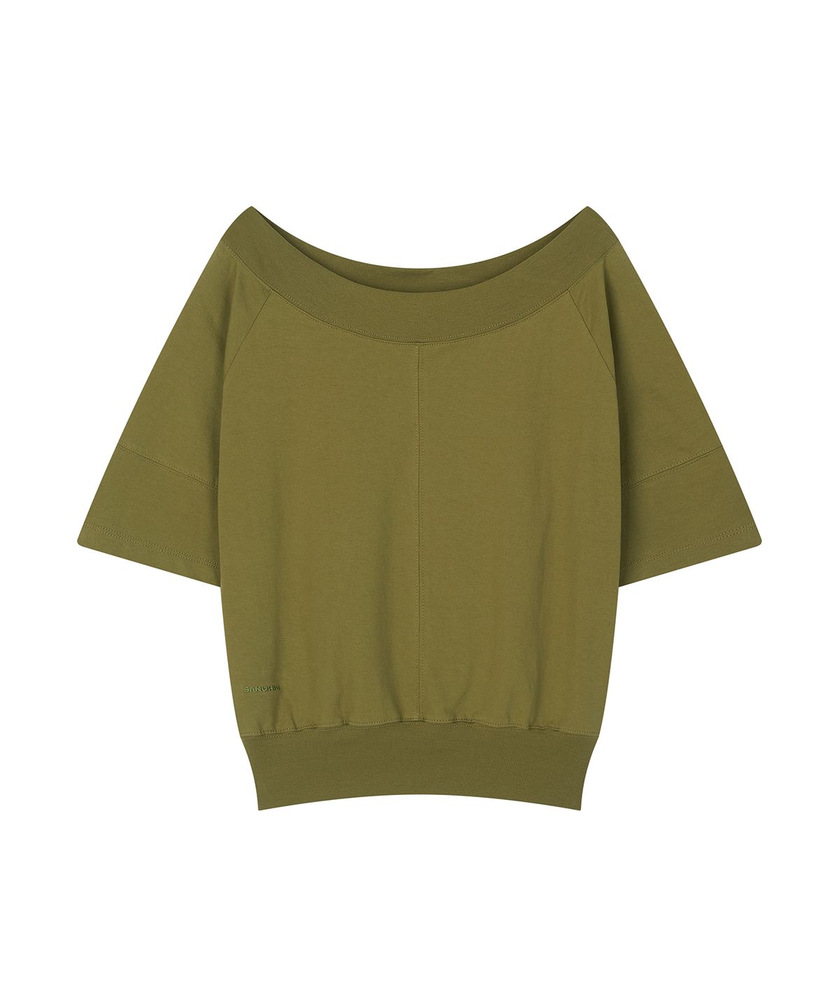 샌드릭(SANDRIC) Multi-Neck Tee_Olive