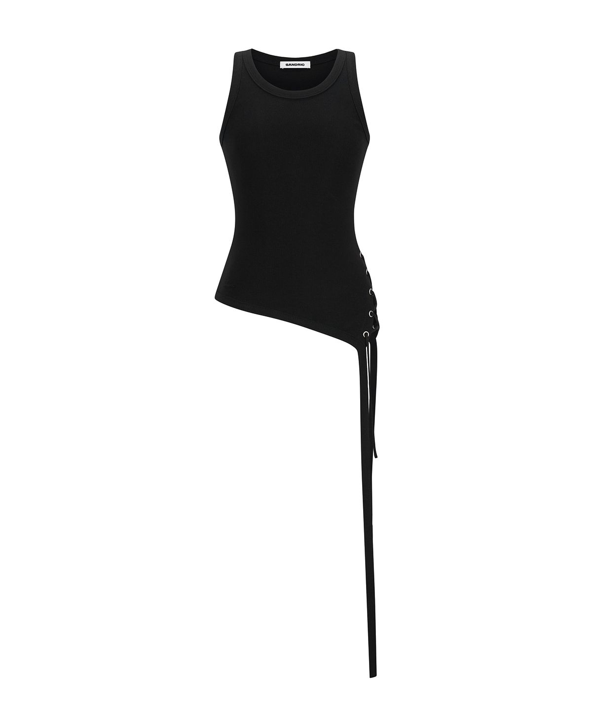 샌드릭(SANDRIC) String Layered Sleeveless_Black