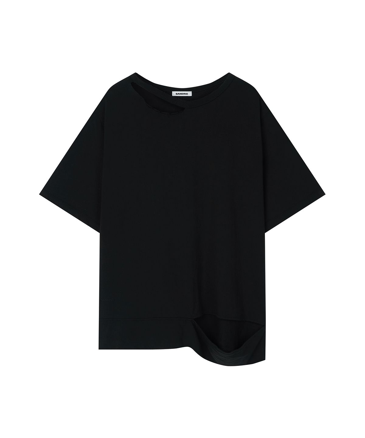 샌드릭(SANDRIC) Overfit Washed Tee_Black