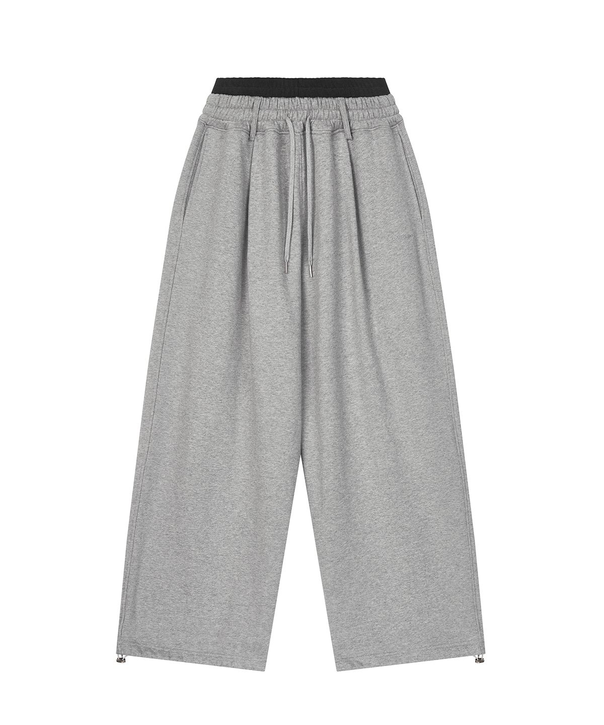 샌드릭(SANDRIC) Double sweat Pants_Melange grey