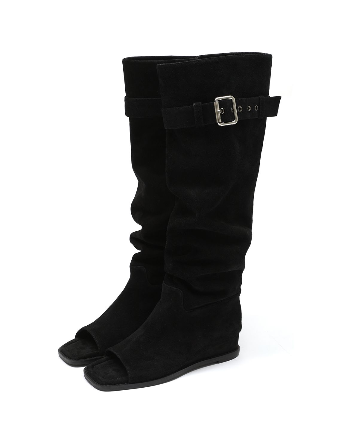 샌드릭(SANDRIC) Open-Toe Boots_Black