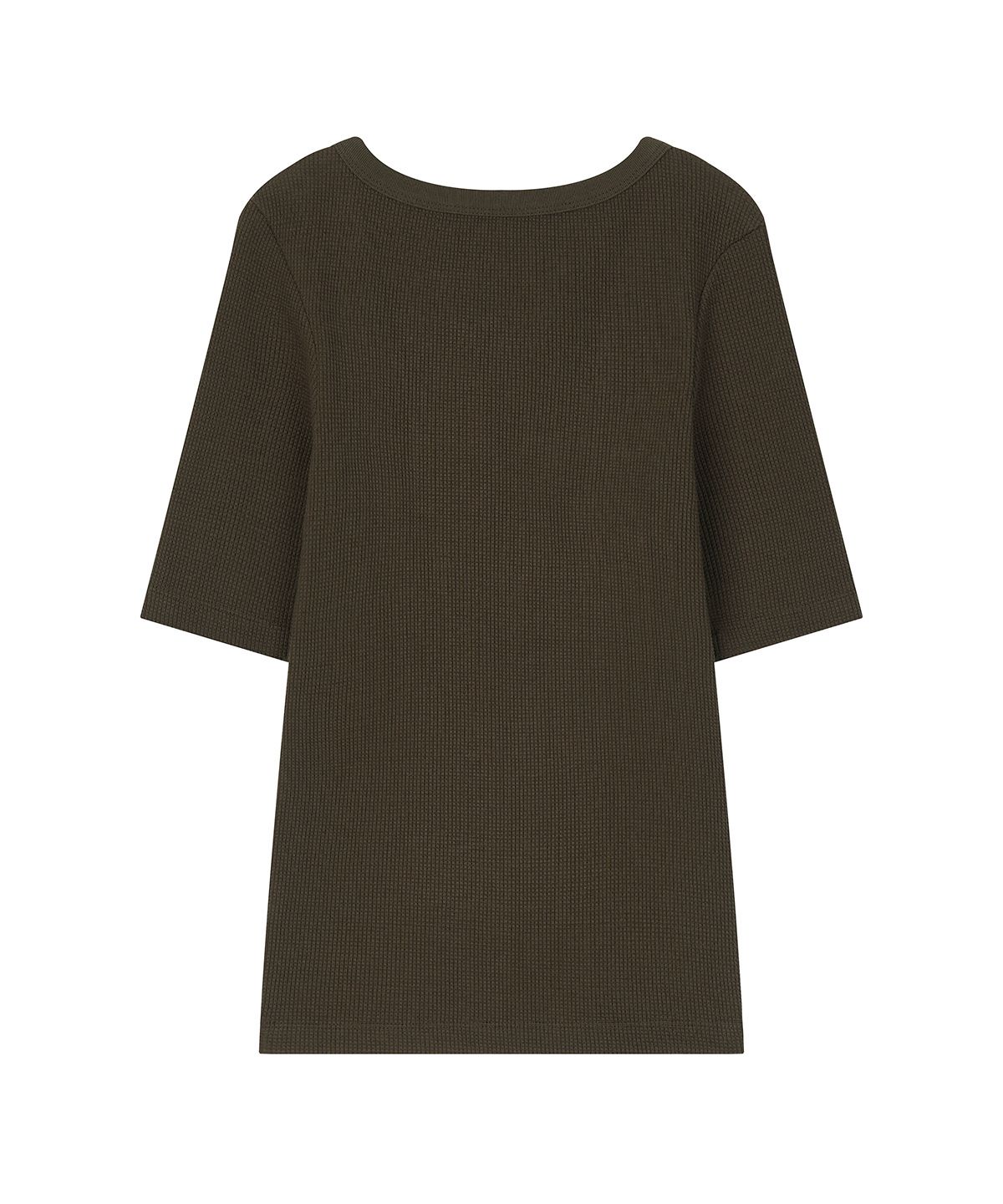 샌드릭(SANDRIC) LINE.01 henley neck tee_3color