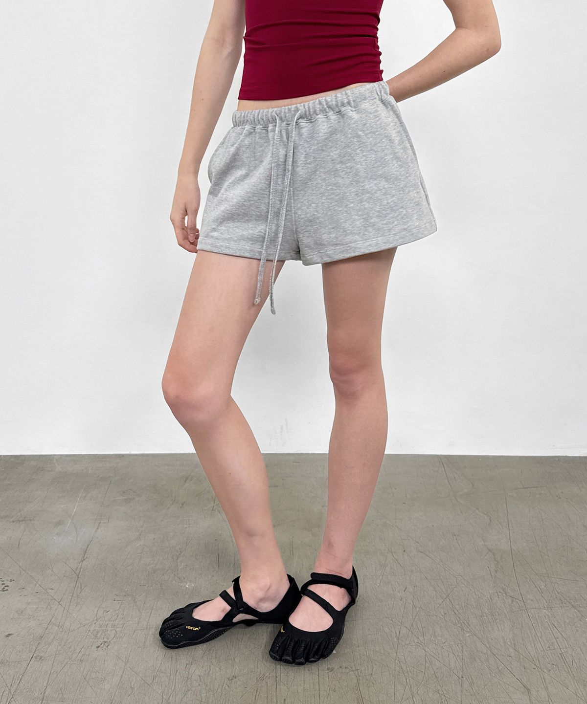 샌드릭(SANDRIC) LINE.01 sweat short pants_3color