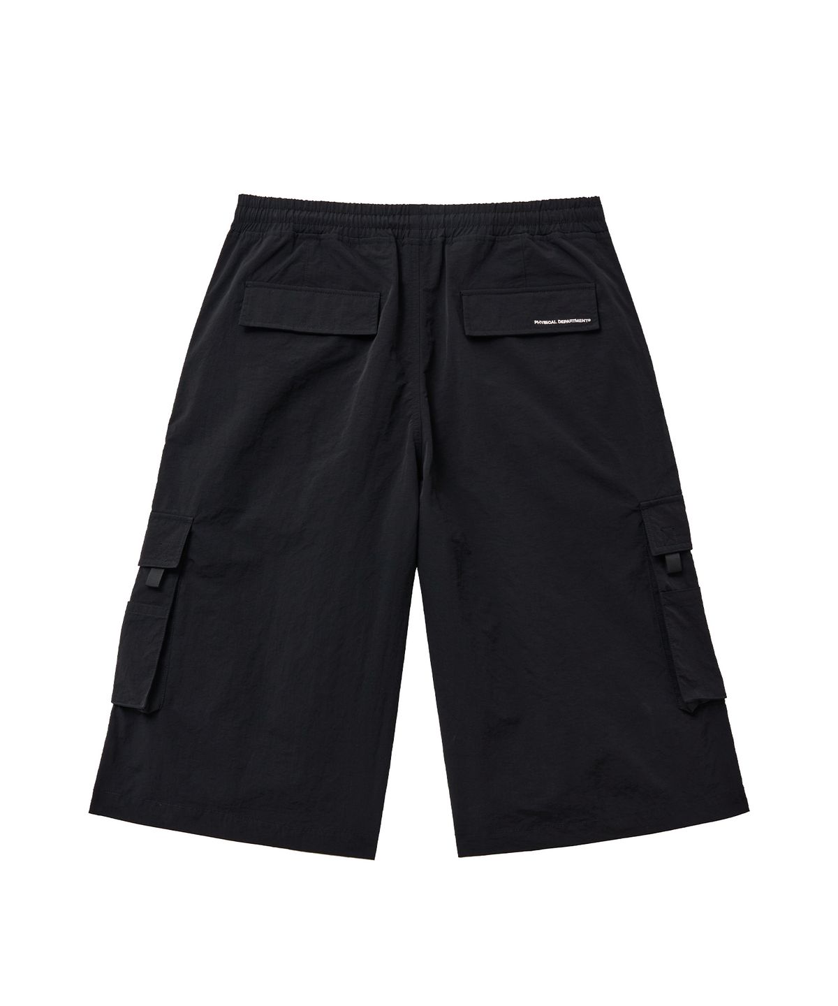 핍스 모터사이클(PHYPS MOTORCYCLE) Nylon Cargo Bermuda Shorts Black