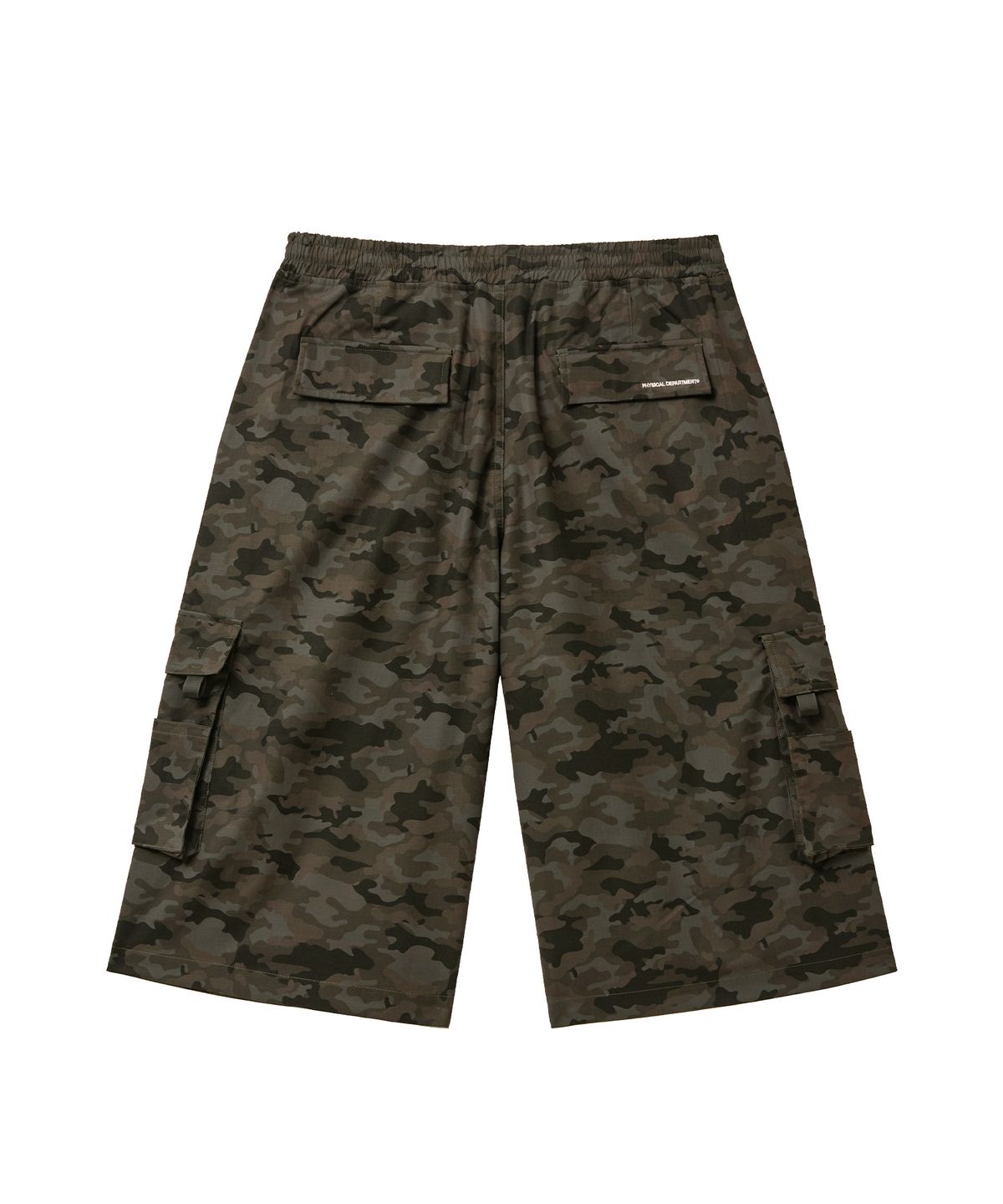 핍스 모터사이클(PHYPS MOTORCYCLE) Nylon Cargo Bermuda Shorts Camo
