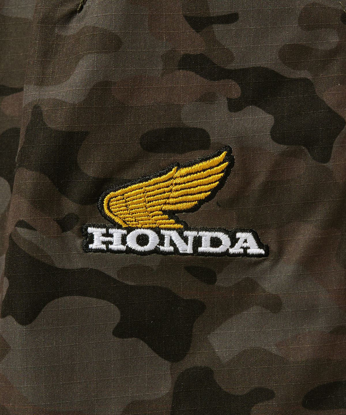 핍스 모터사이클(PHYPS MOTORCYCLE) Nylon Cargo Bermuda Shorts Camo
