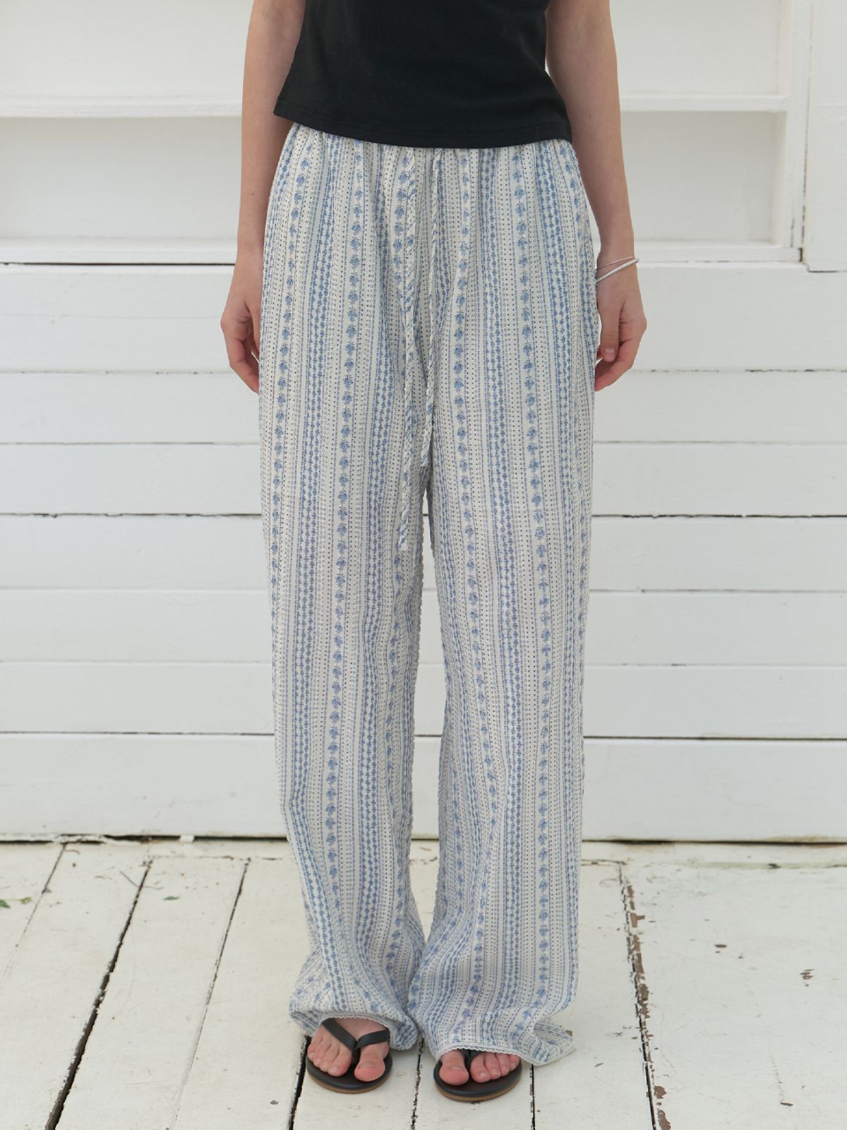 리엘(RE L) Liv banding pants (blue)