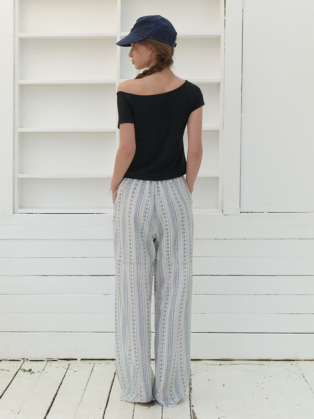 리엘(RE L) Liv banding pants (blue)