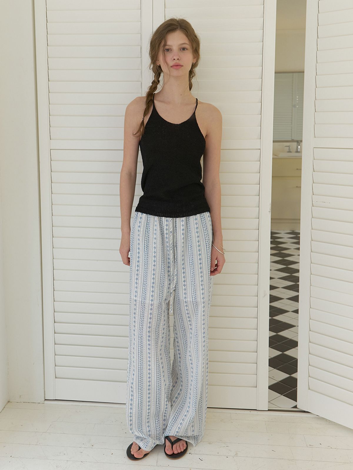 리엘(RE L) Liv banding pants (blue)
