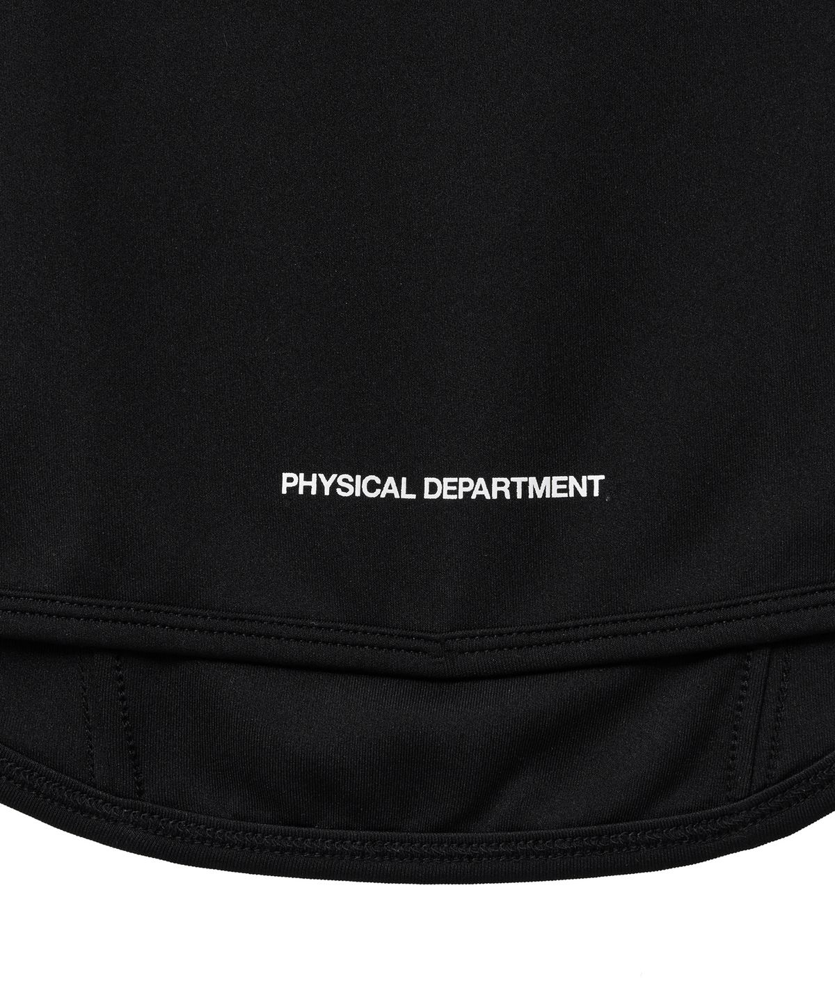 핍스 모터사이클(PHYPS MOTORCYCLE) Womens Curve Line Crop Short Sleeve Black