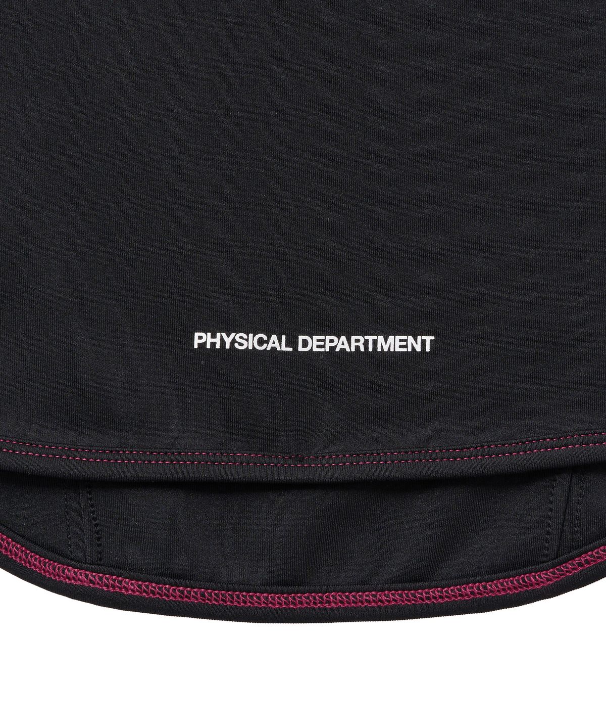 핍스 모터사이클(PHYPS MOTORCYCLE) Womens Curve Line Crop Short Sleeve Red