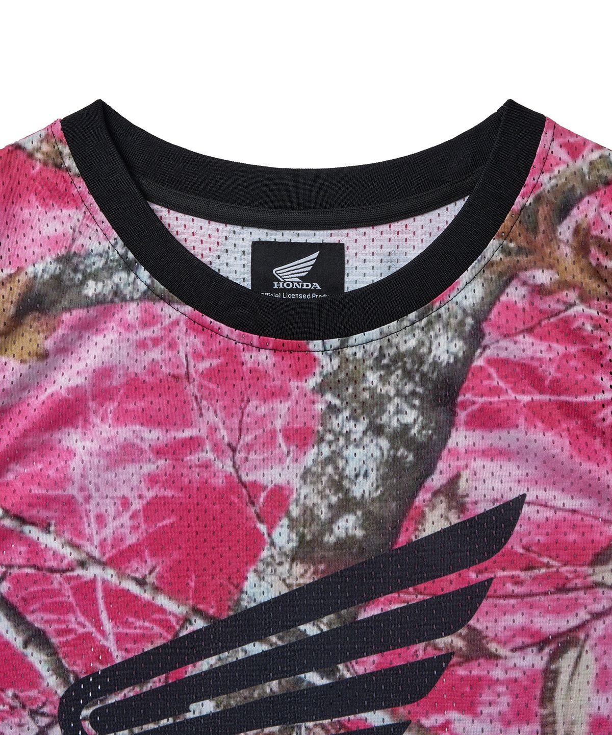 핍스 모터사이클(PHYPS MOTORCYCLE) Original Wing Logo Camo Mesh Sleeveless Pink