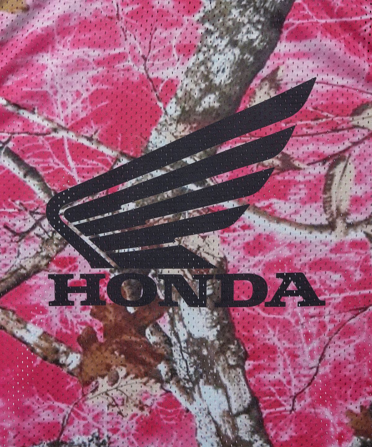 핍스 모터사이클(PHYPS MOTORCYCLE) Original Wing Logo Camo Mesh Sleeveless Pink