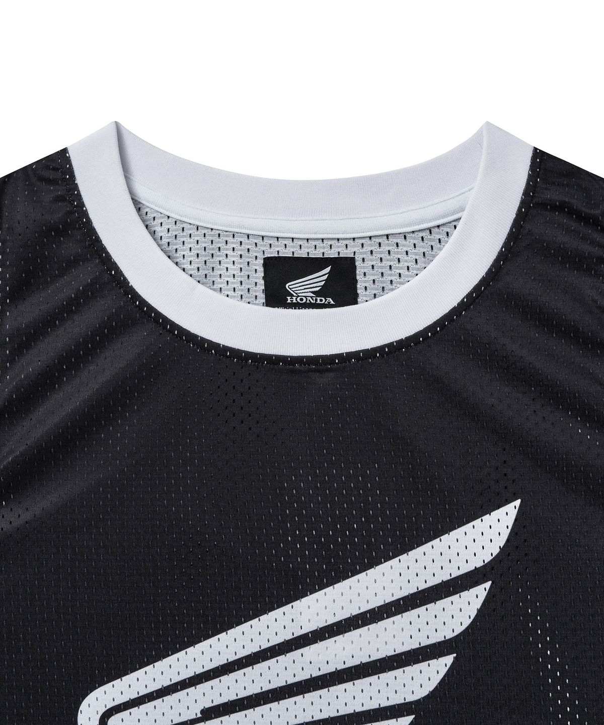 핍스 모터사이클(PHYPS MOTORCYCLE) Original Wing Logo Mesh Ringer Sleeveless Black