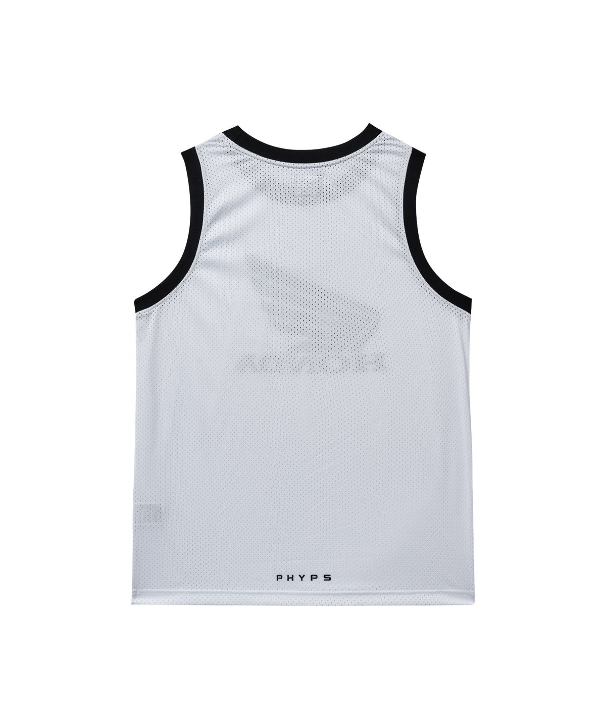 핍스 모터사이클(PHYPS MOTORCYCLE) Original Wing Logo Mesh Ringer Sleeveless White