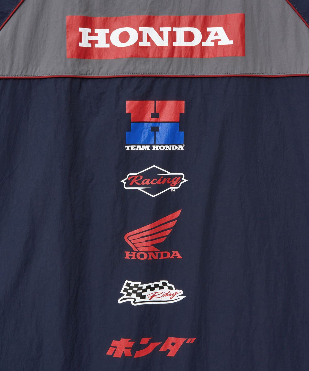 핍스 모터사이클(PHYPS MOTORCYCLE) Nylon Motorcycle Zip-Up Navy