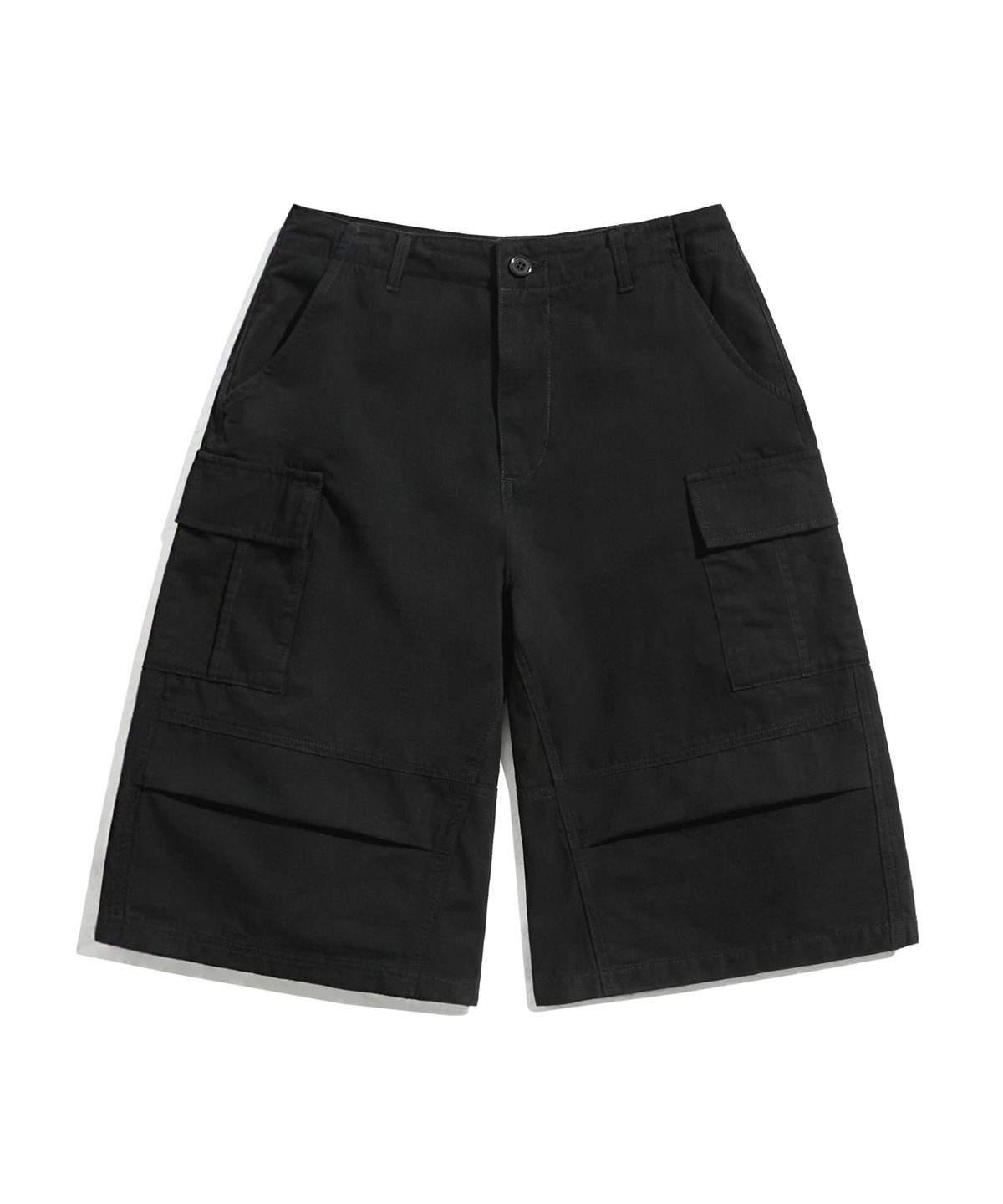 플루크(FLUKE) 립스탑 카고 하프 팬츠 블랙 FSP122