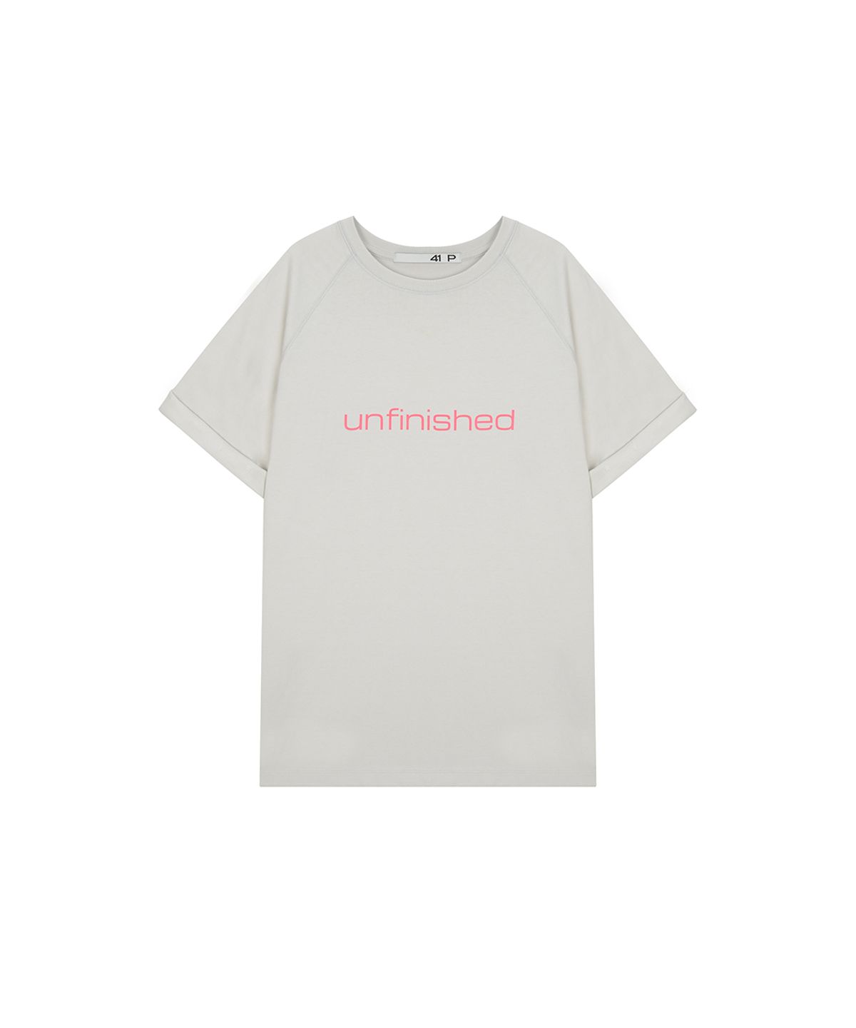 사일프레이(41PRAY) Star Mesh Raglan Tee / Pale Grey