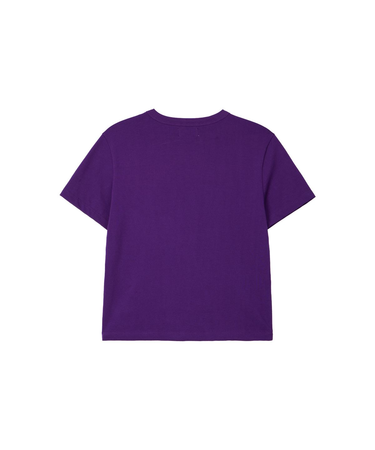 노앙(NOHANT) COLLEGE CROPPED T-SHIRT PURPLE