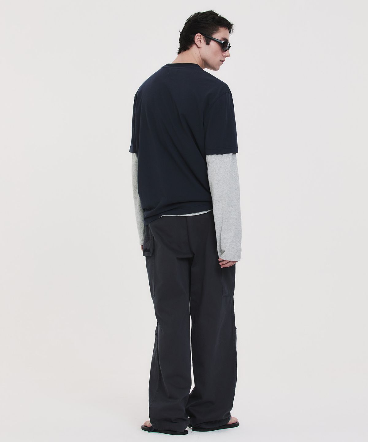 노앙(NOHANT) COLLEGE LOGO T-SHIRT NAVY