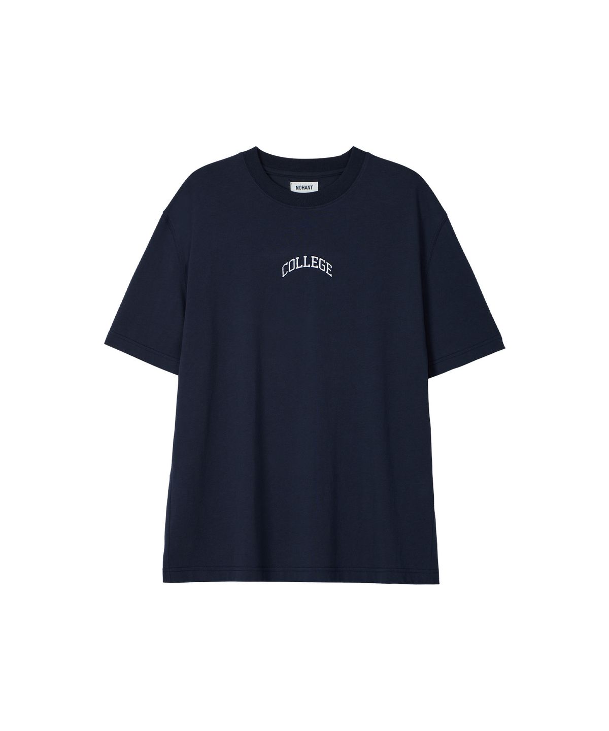 노앙(NOHANT) COLLEGE LOGO T-SHIRT NAVY