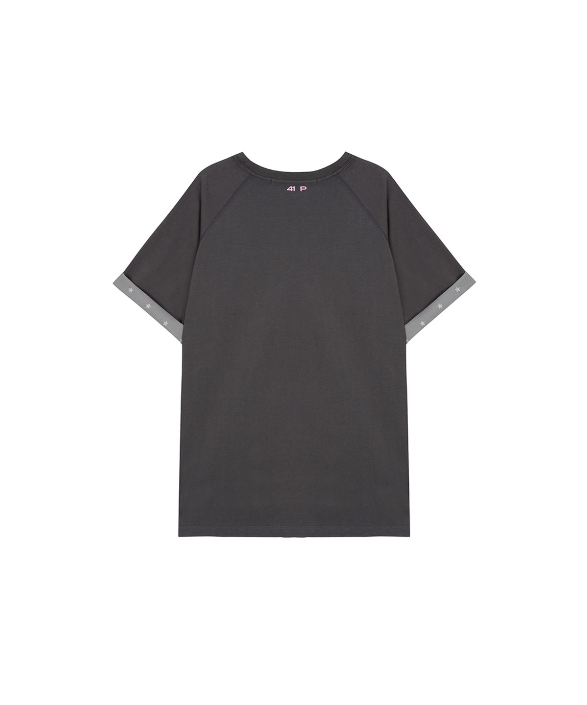 사일프레이(41PRAY) Star Mesh Raglan Tee / Charcoal