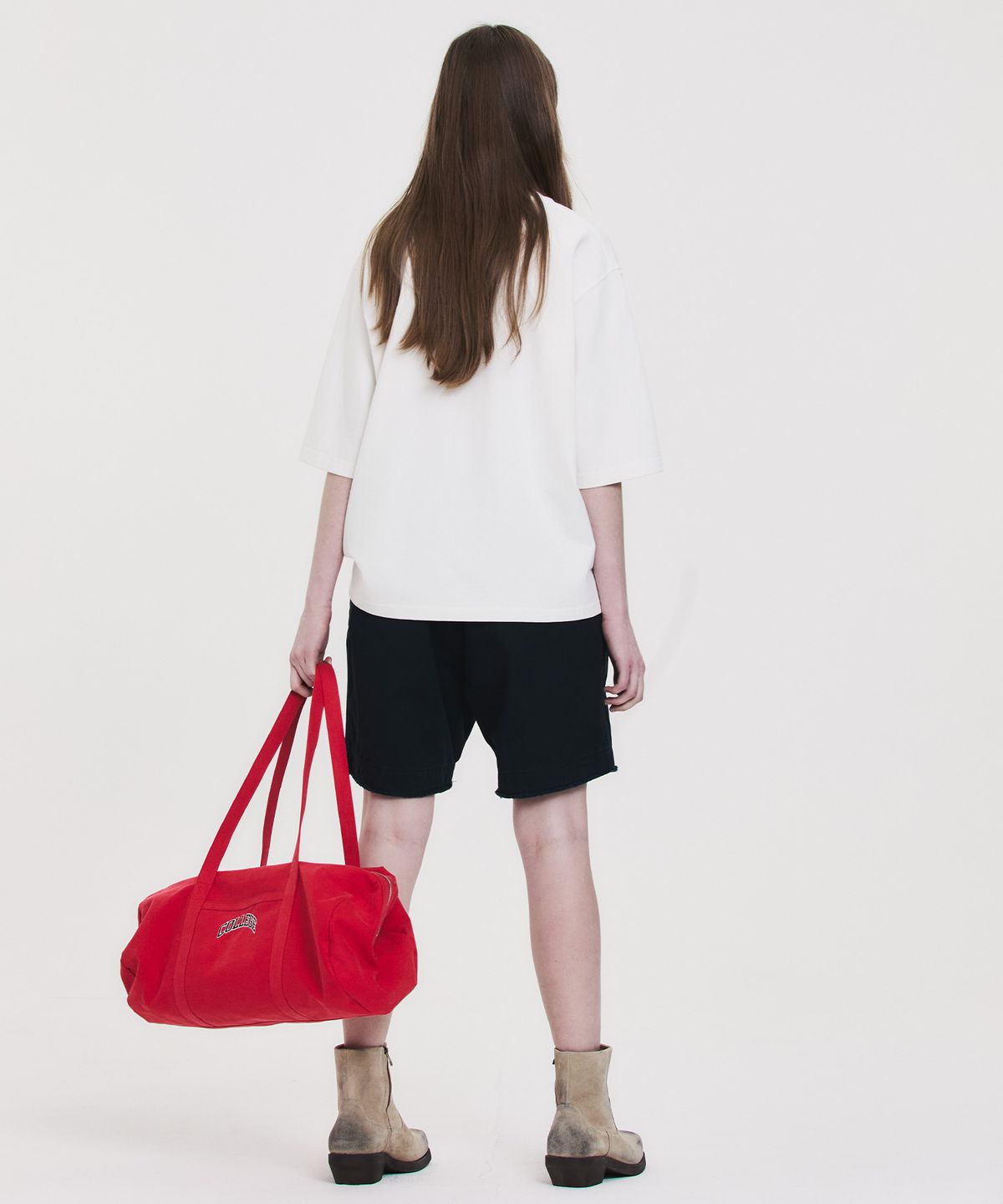 노앙(NOHANT) FRINGED CHINO SHORTS NAVY