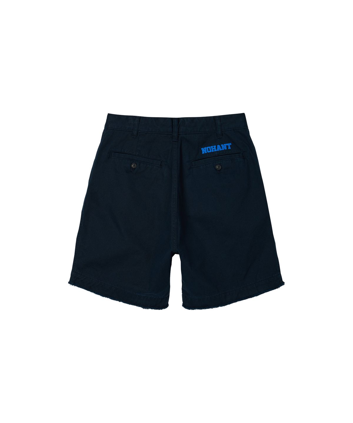 노앙(NOHANT) FRINGED CHINO SHORTS NAVY
