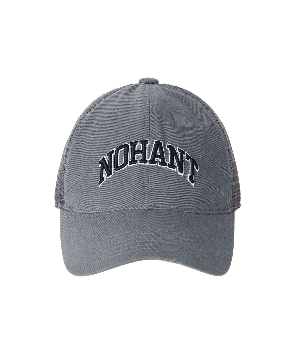 노앙(NOHANT) ARCH LOGO TRUCKER CAP GRAY
