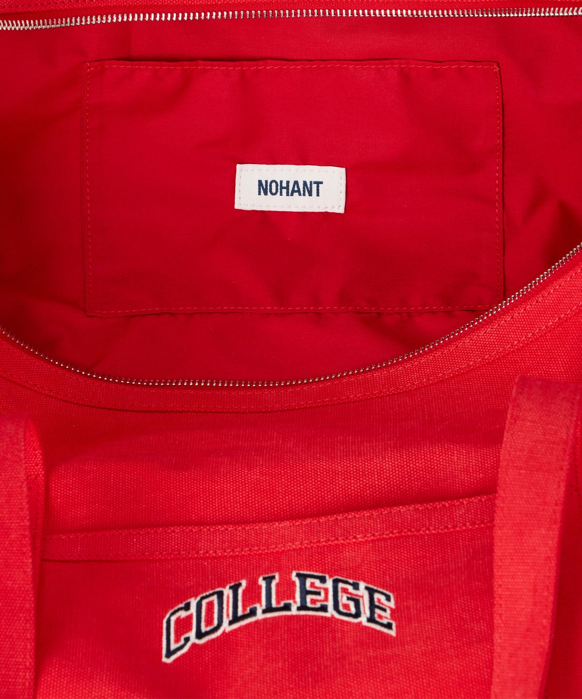노앙(NOHANT) CANVAS DUFFEL BAG RED