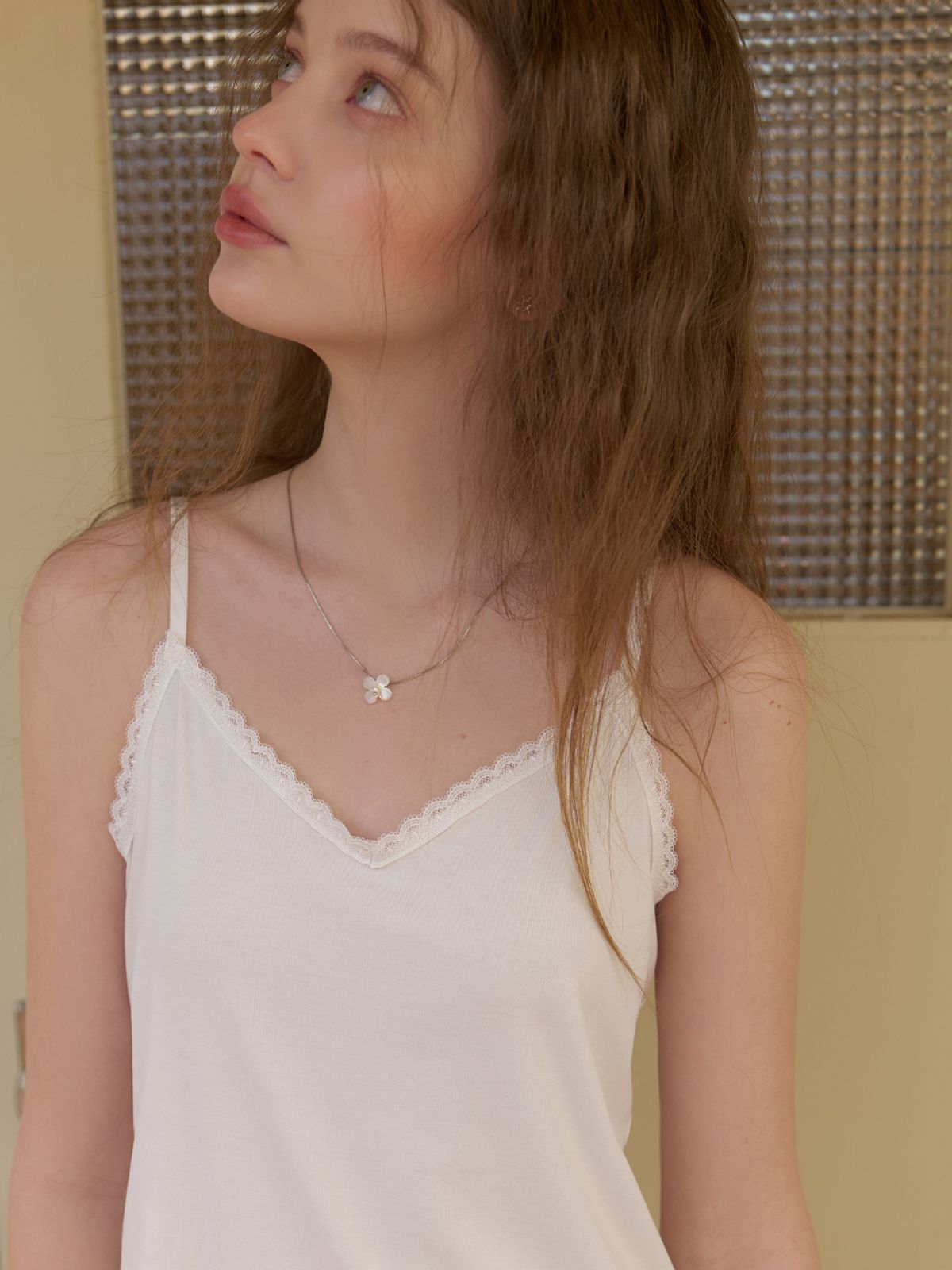 리엘(RE L) [3nd] Rosa lace sleeveless (ivory)