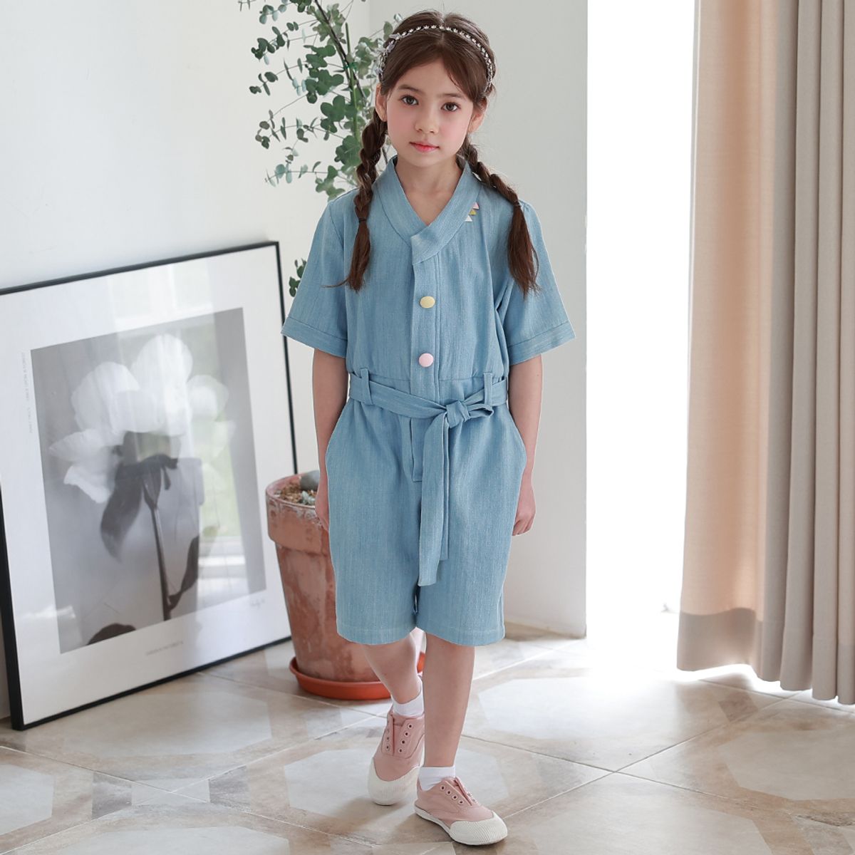 하랑한복(HARANG HANBOK) 구름뎅이 아동 생활한복 상하의세트