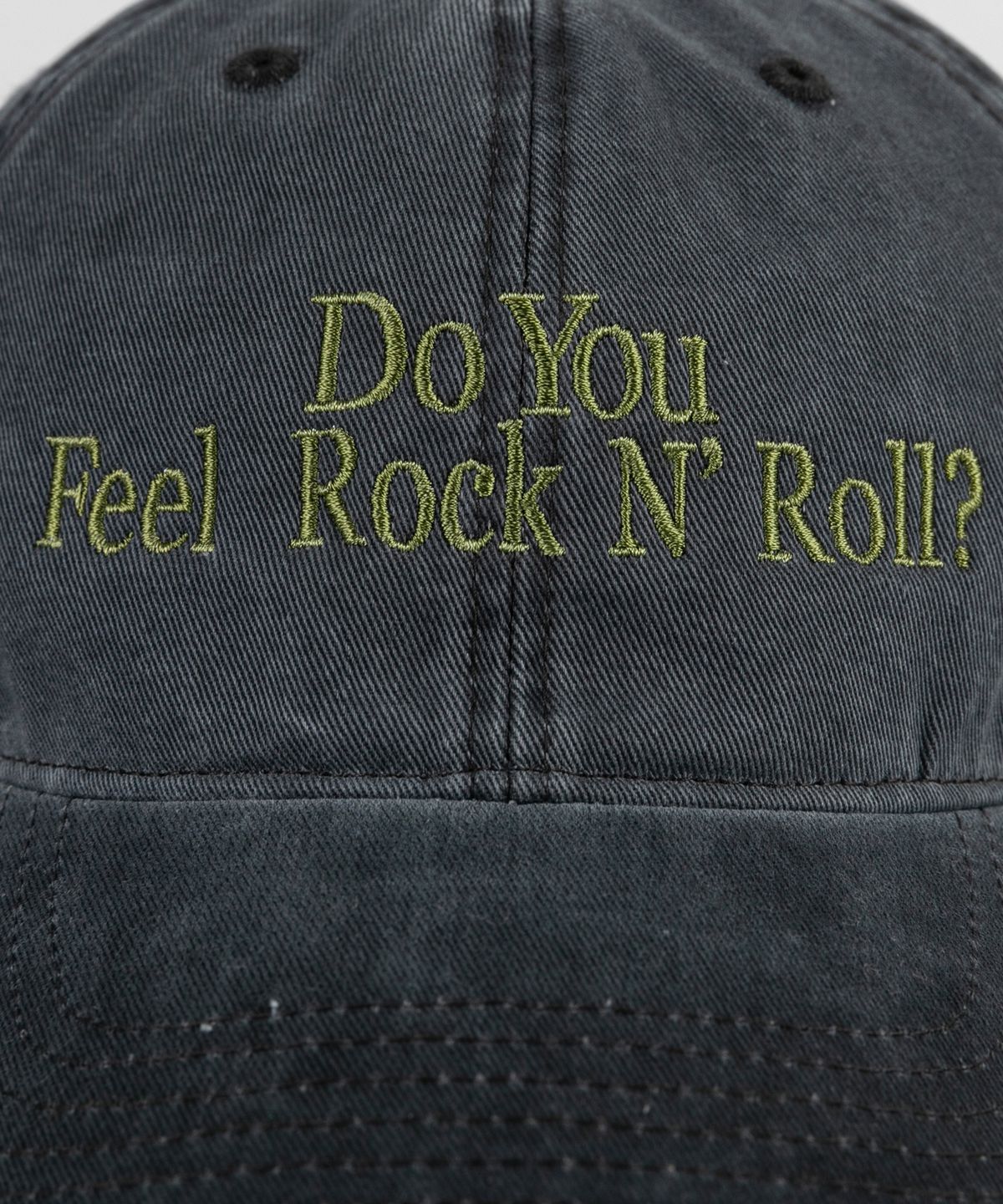 윅(WICK) ROCK N ROLL 카치온 볼캡-차콜