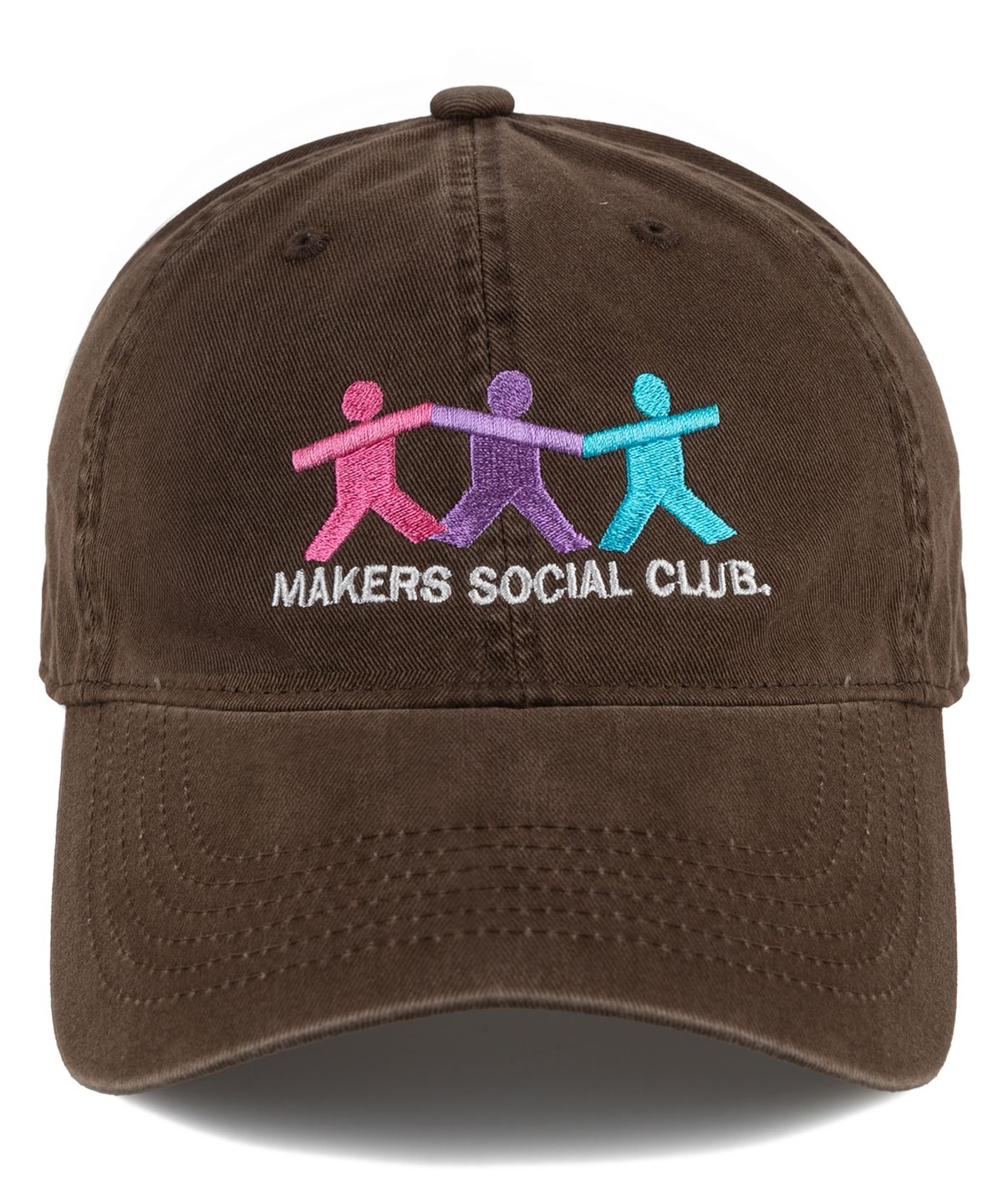 윅(WICK) MAKERS SOCIAL CLUB 카치온 볼캡-브라운