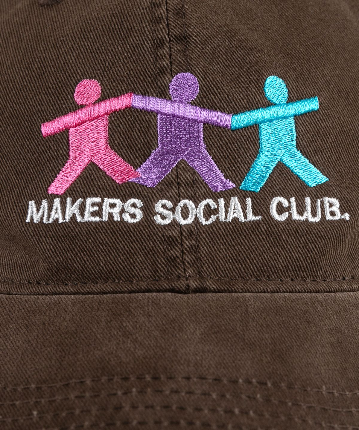 윅(WICK) MAKERS SOCIAL CLUB 카치온 볼캡-브라운