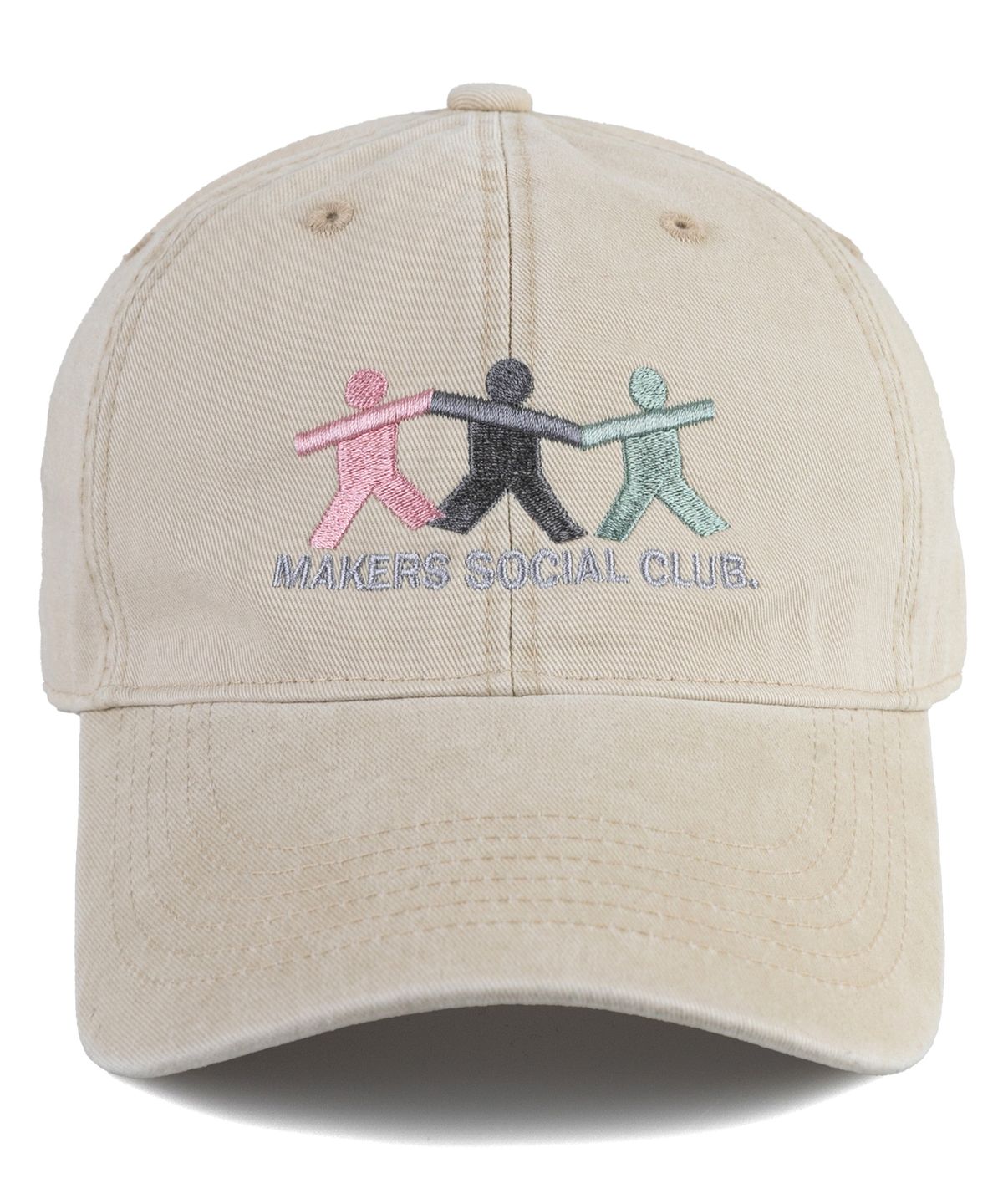 윅(WICK) MAKERS SOCIAL CLUB 카치온 볼캡-라이트 베이지