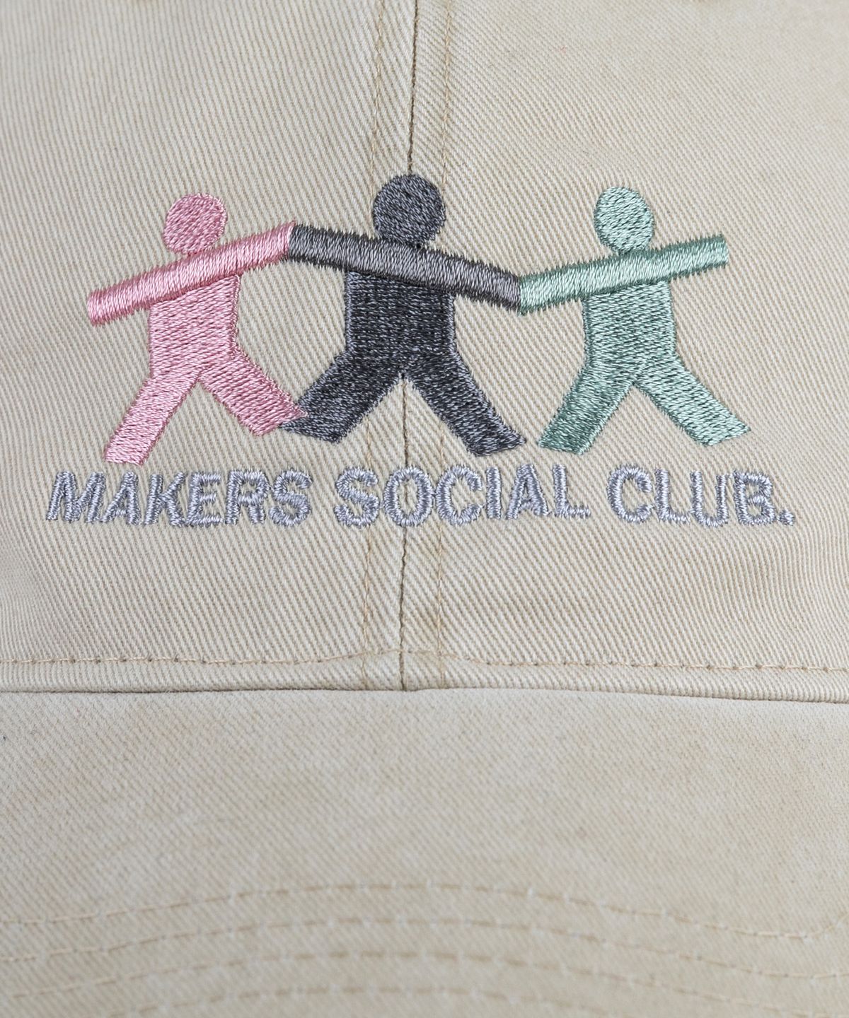 윅(WICK) MAKERS SOCIAL CLUB 카치온 볼캡-라이트 베이지
