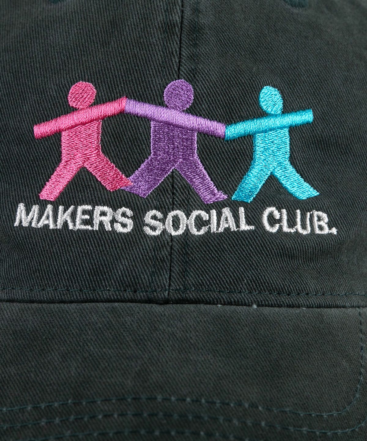 윅(WICK) MAKERS SOCIAL CLUB 카치온 볼캡-다크그린
