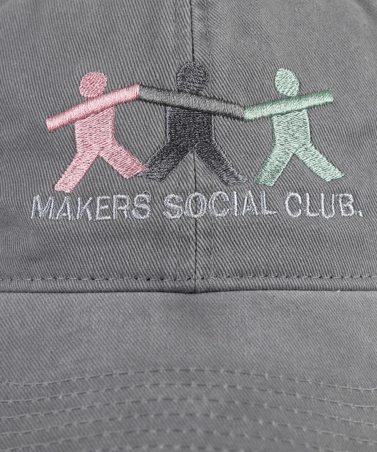 윅(WICK) MAKERS SOCIAL CLUB 카치온 볼캡-그레이