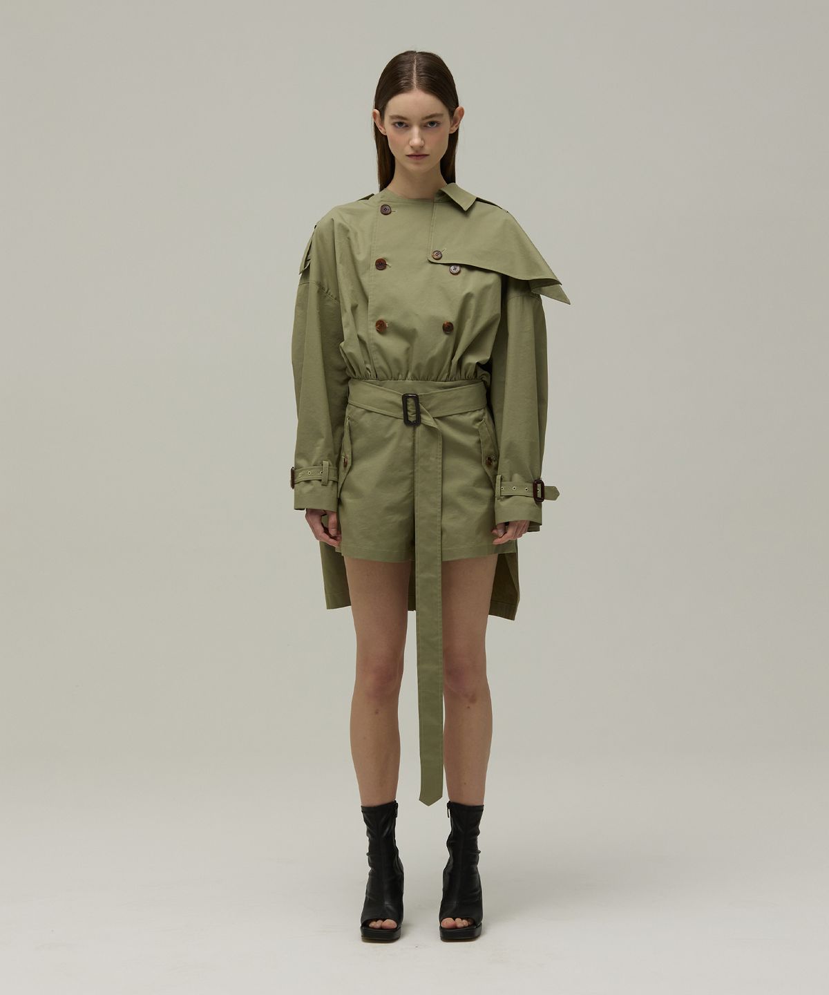 므아므(MMAM) Signature trench short jumpsuit