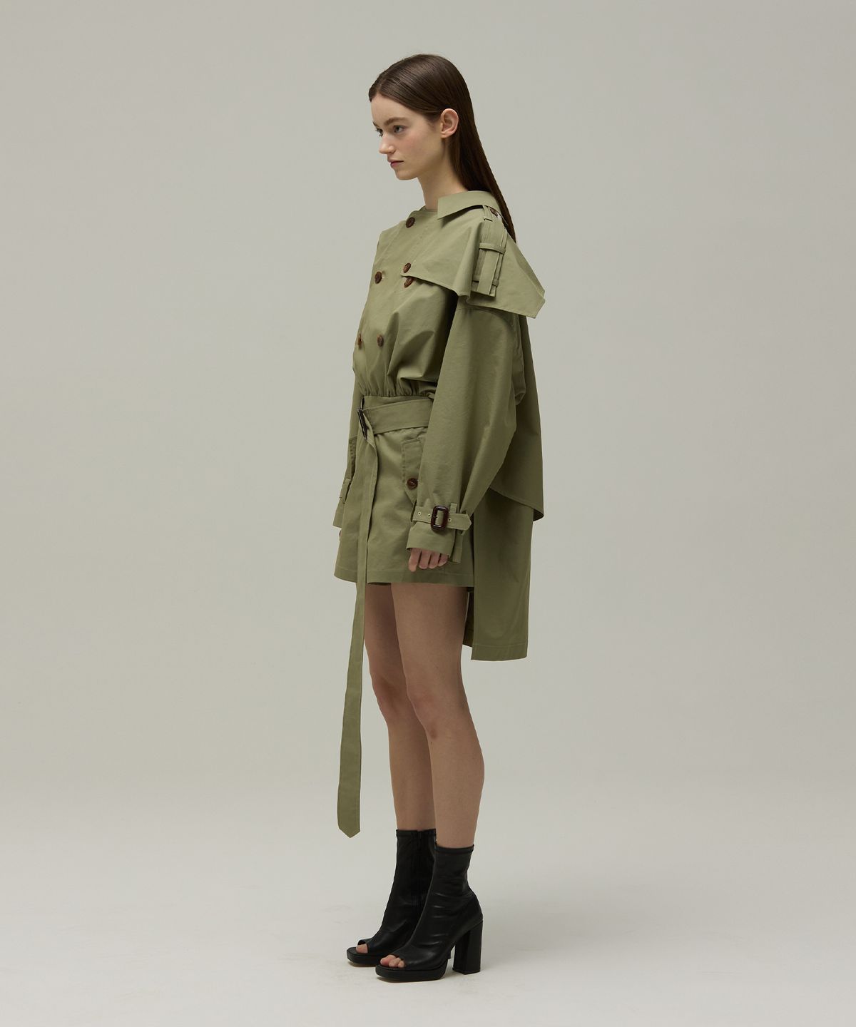 므아므(MMAM) Signature trench short jumpsuit