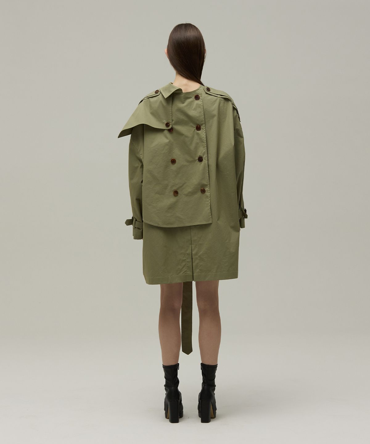 므아므(MMAM) Signature trench short jumpsuit