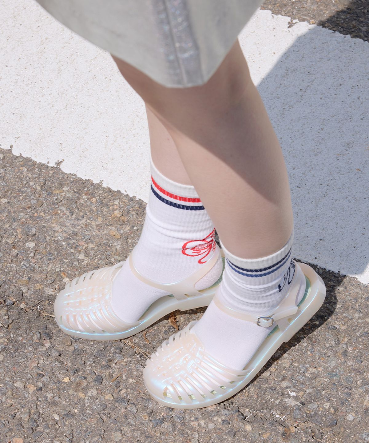 락피쉬웨더웨어(ROCKFISH WEATHERWEAR) SKATER SOCKS - 2 colors