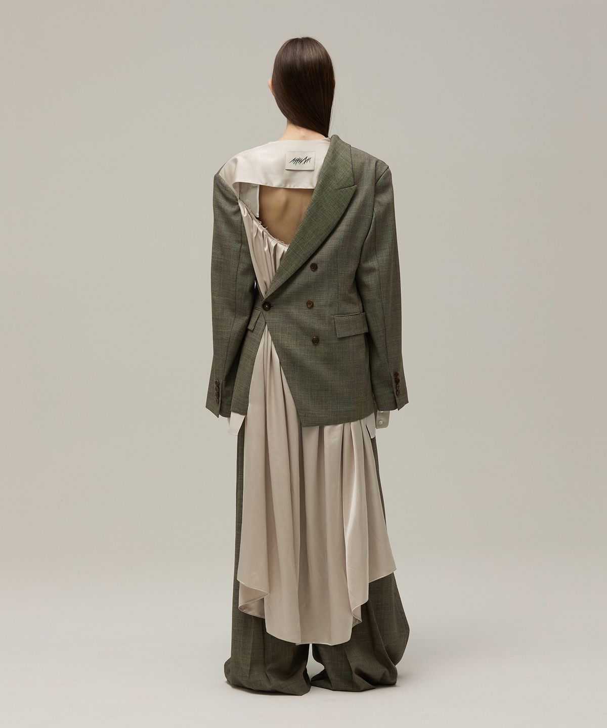 므아므(MMAM) Origami pleated layered jacket