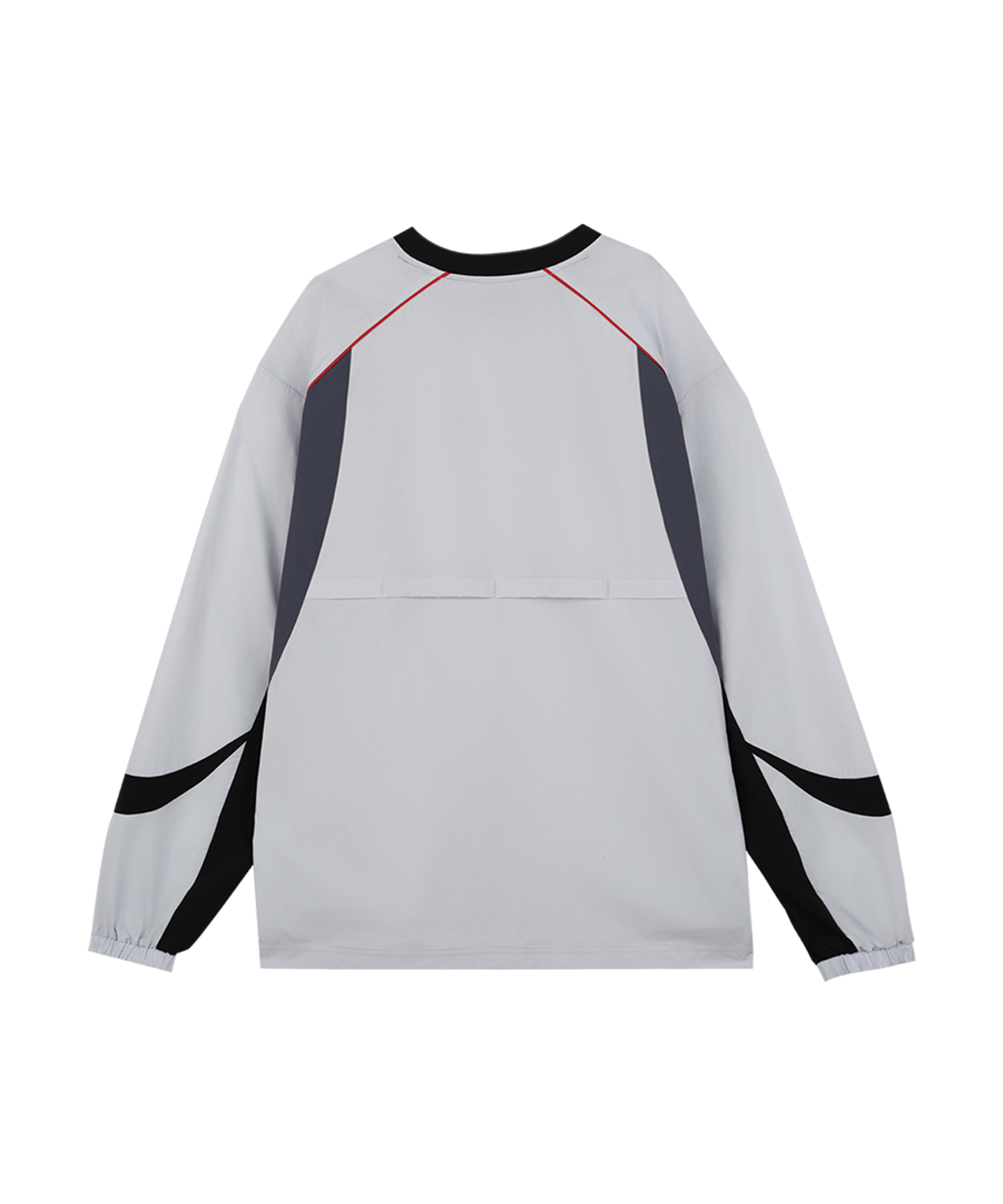 요넥스(YONEX) 265JJ003U 라이트 그레이 남녀공용 컬러 파이핑 포인트 아노락 자켓