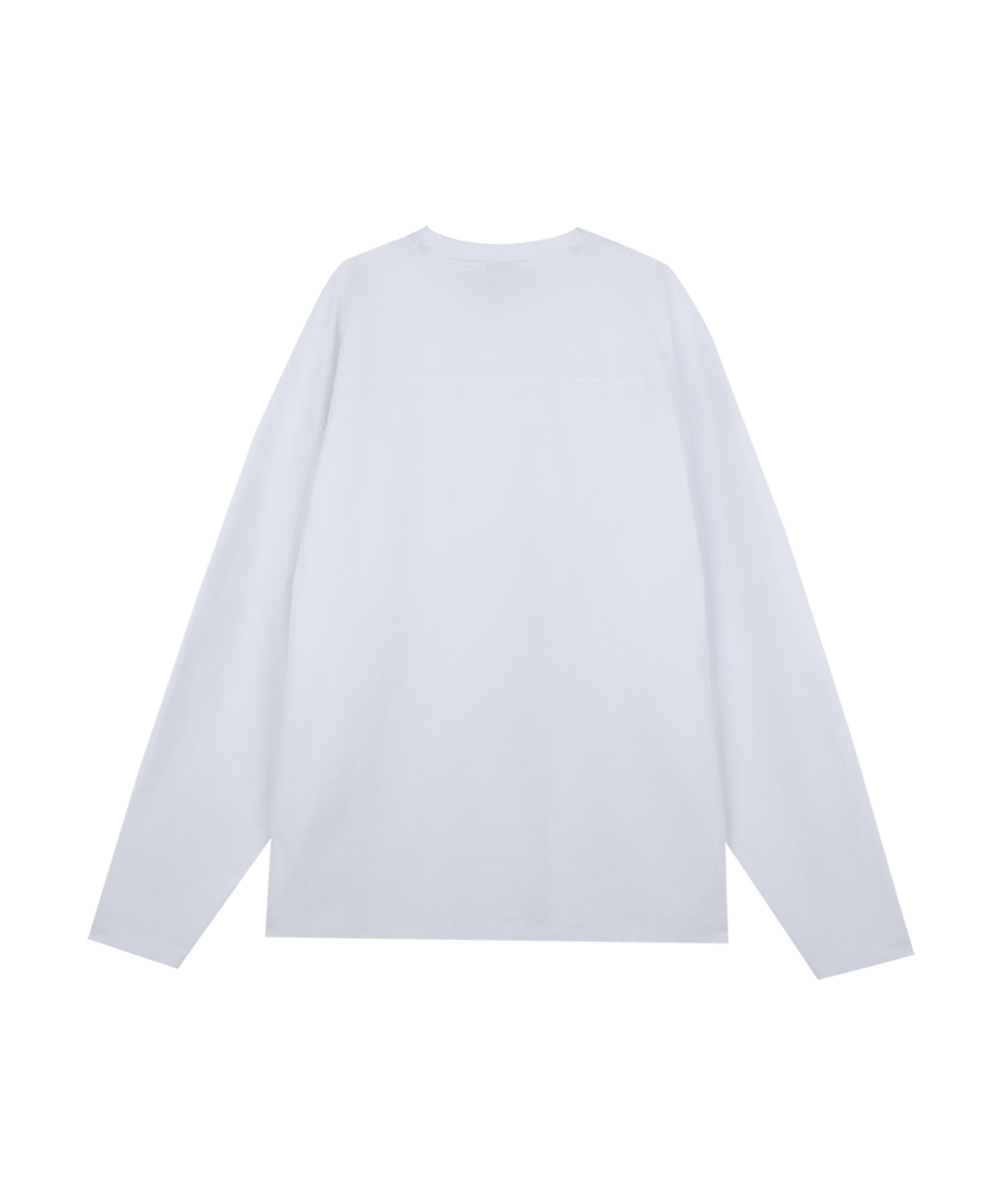 요넥스(YONEX) 265TL002U 화이트/블랙 남녀공용 오버핏 라운드 긴팔 티셔츠
