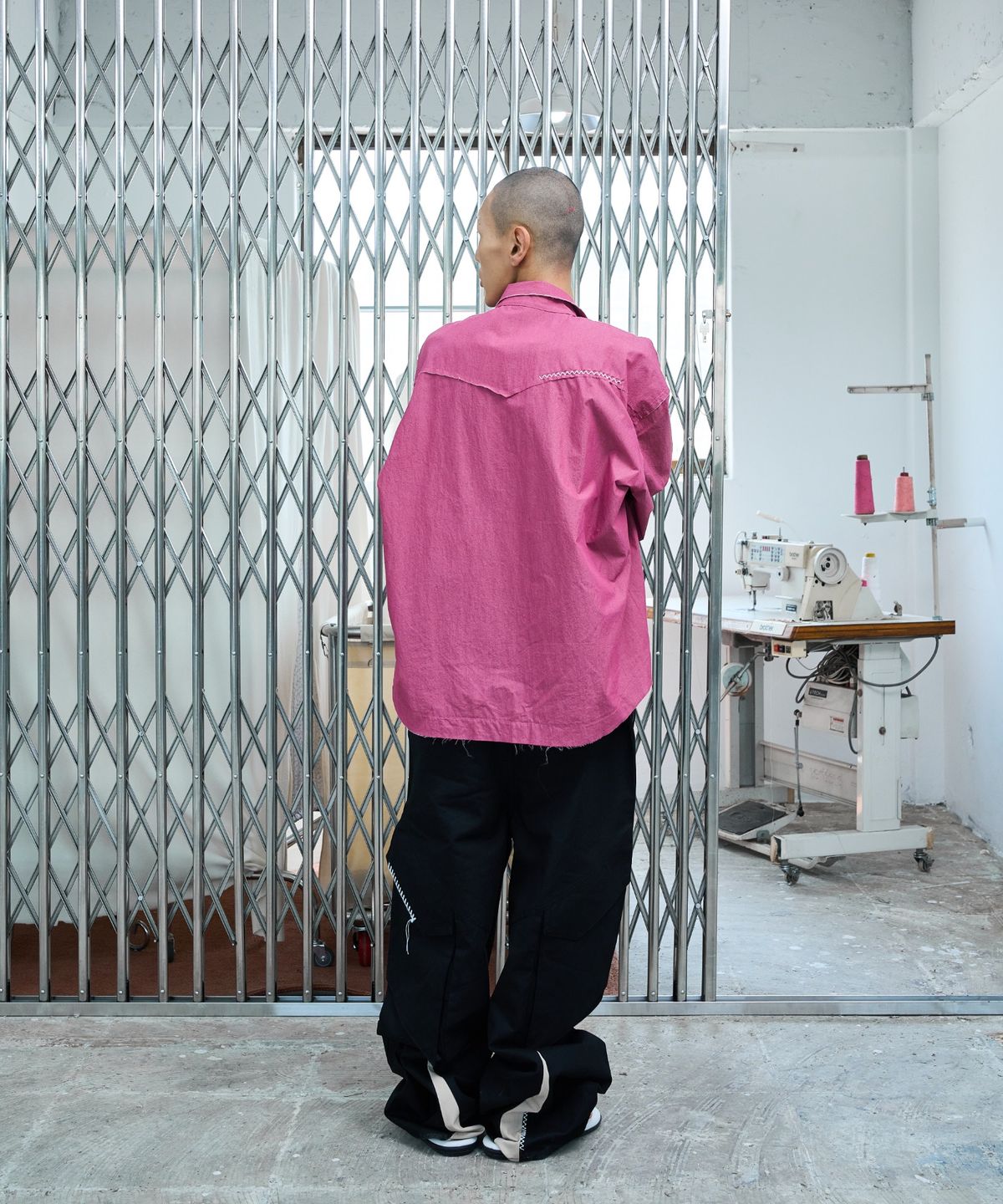 노쿨러스(NOSCOULEURS) UL COTTON SHIRTS 03 PINK